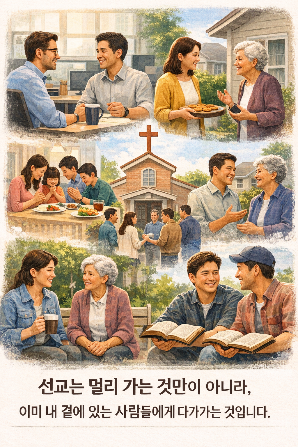 선교는 멀리 가는 것만이 아니라, 이미 내 곁에 있는 사람들 속으로 들어가는 것입니다